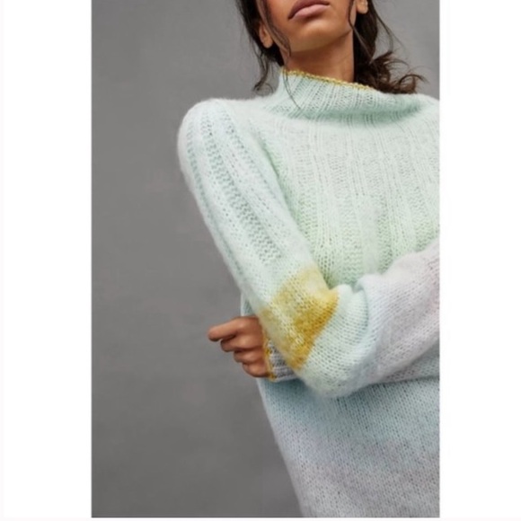 Anthropologie Perri Ombre Tunic Sweater S NWT - Picture 3 of 12